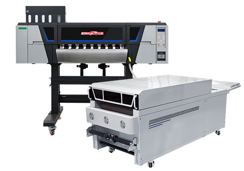 4-head dtf printer with powder shaker machine