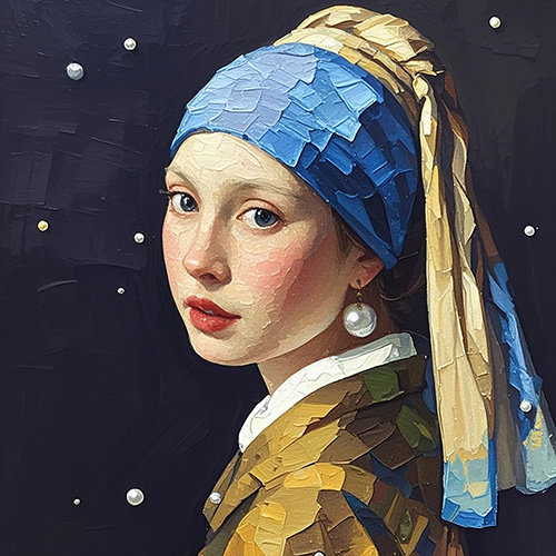 Texture painting printer for printing artwork