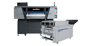 4-head dtf printing machine with powder shaker
