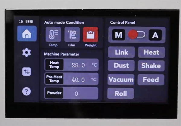 DTF Printer Powder Shaker Smart touch screen