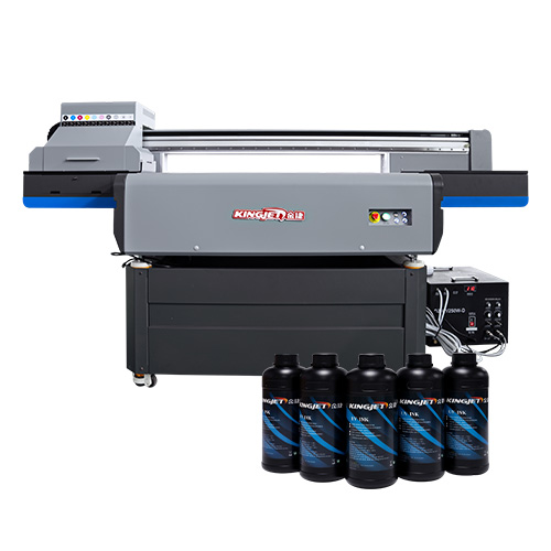 KingJet UV flatbed printer for rigid substrate printing