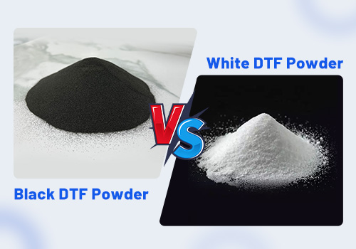 Black DTF Powder vs White DTF Powder, How to Choose