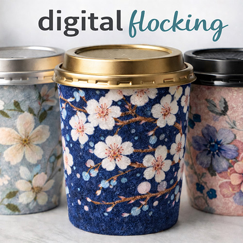 digital flocking printer for cup sleeves